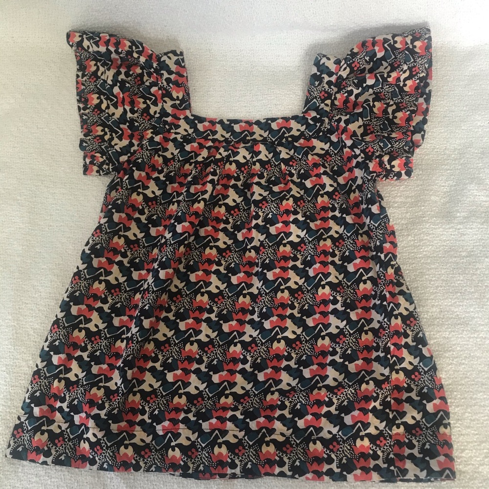 French Connection Patterned Peasant Blouse - image 2